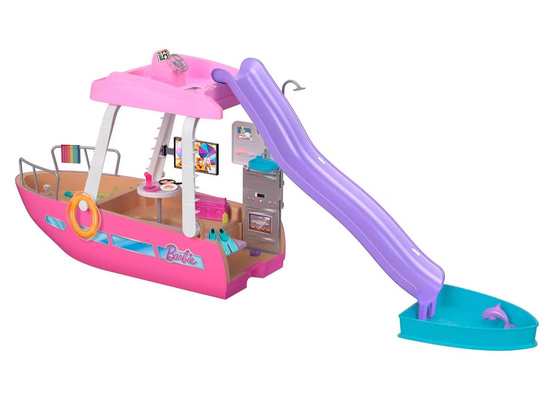 Mattel Barbie Motorboat for dolls with INTERIOR TRANSFORMATION + accessories ZA6042