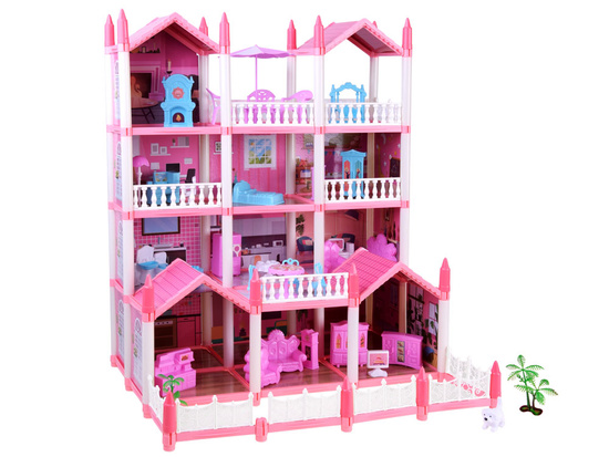 Doll house + furniture 222 pcs. ZA4456