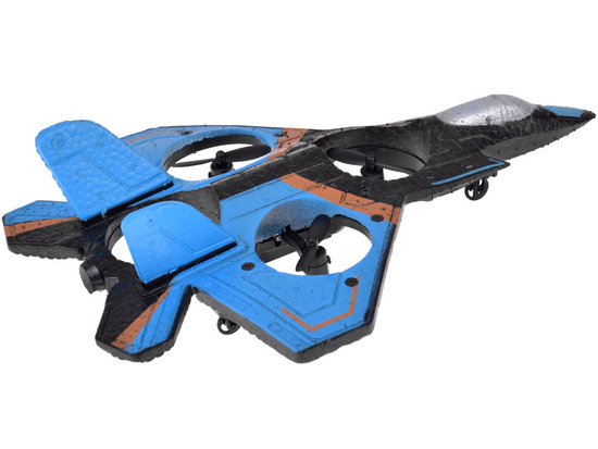 Remote controlled Quadcopter drone - flying vehicle + colored diodes RC0701
