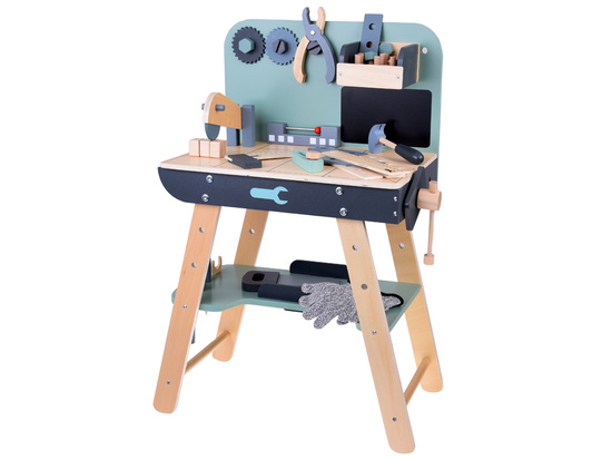 Wooden workshop for a little handyman tools for children ZA5616