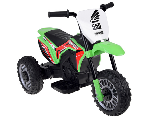 Electric battery-powered tricycle for children + music PA0334