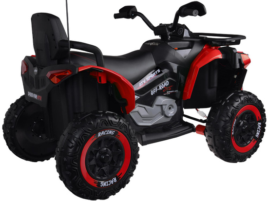 Large battery-powered quad for kids 4x4 PA0328 Red 