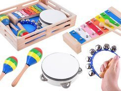 Wooden instrument set 4in1 toy IN0134