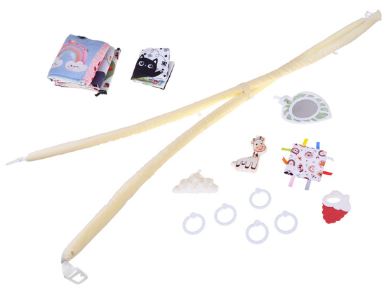 Educational Baby Play Mat with Arch + Toys, Teether, Contrast Book ZA5827