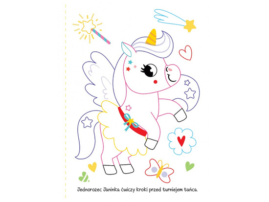 Aksjomat Diamentowe kolorowanki z jednorożcem. 1000 brylancików KS1050 