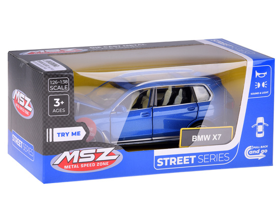 Auto Suv BMW X7 1:32 metal car ZA3756
