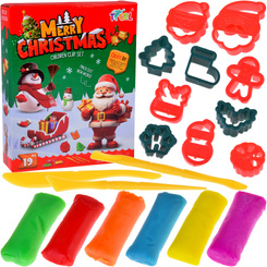 Set of clay + Christmas themed molds ZA5764