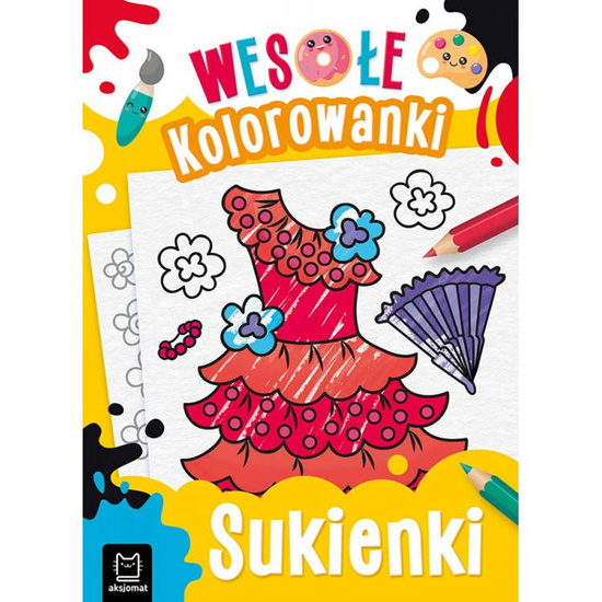 Wesołe kolorowanki. Sukienki KS0591