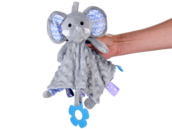 Plush cuddly toy Elephant calming tag ZA4746