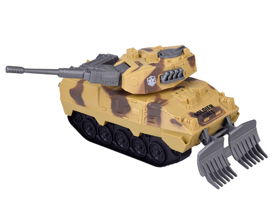 Large military set: tank, fighter, helicopter, and soldier ZA5752