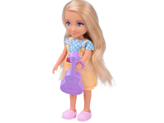 Ankiki Doll with Guitar - a charming little musical doll 14 cm ZA6008