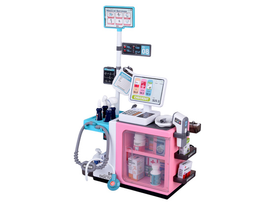 Small doctor large health center clinic pharmacy doctor hospital ZA6011