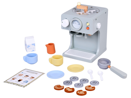 Wooden Coffee Maker – the perfect set for a little barista, 18 pcs ZA5935