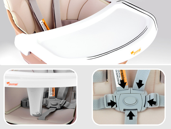 High chair, feeding chair Set 6in1 ZA4142