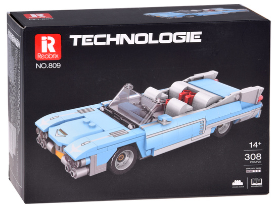 Technical blocks BLUE CONVERTIBLE classic American 308-piece ZA5791