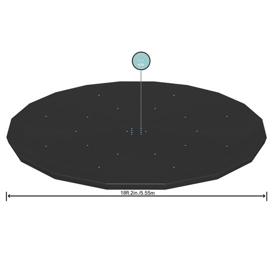 Bestway Plandeka na basen pokrywa ochronna 549 cm 58039