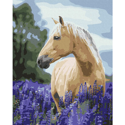 Painting by numbers 40x50 cm KHO4392 Walking through the lavender field AP0105