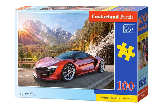 Puzzle 100 pieces sports car