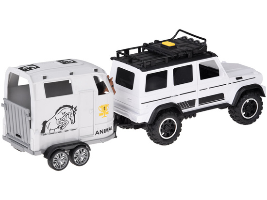 Off-road vehicle with opening trailer, buggy + HORSE Light and sound ZA5912