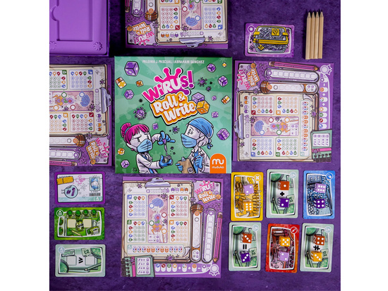 Muduko Exciting Virus Game! Roll&Write GR0822