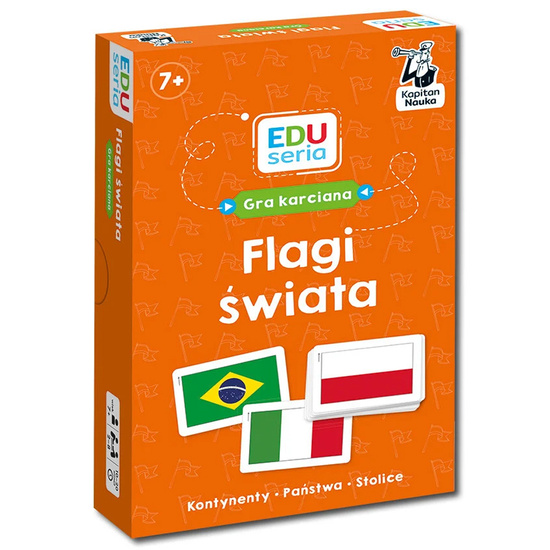Captain Science EDUseries card game Science Flags of the World KS1201