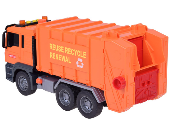 Garbage Truck with Bins and Sound Educational Fun for Children ZA5228