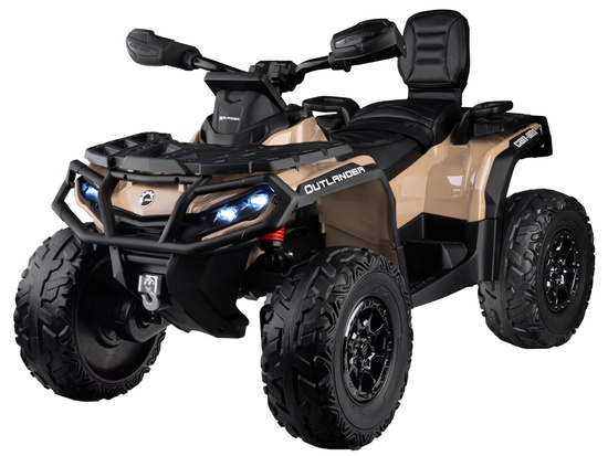 Battery-powered quad for children 2 people CAN-AM OUTLANDER 4x4 LED panel PA0326