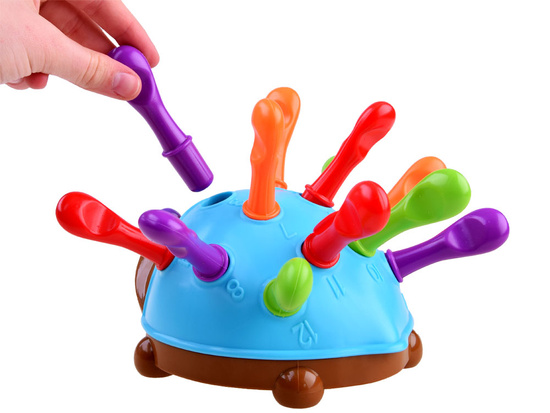 Educational Hedgehog with Colorful Spikes sorter ZA4397