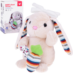 Plush bunny music box cuddly toy mascot lullaby ZA5585