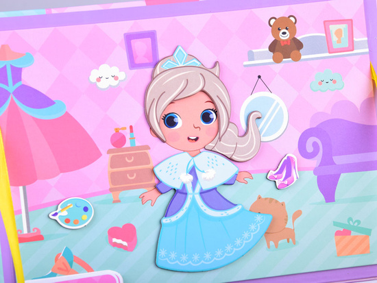 Magnetic puzzle book Doll clothes ZA3766