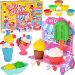 Create a creative dessert! ICE CREAM SHOP modeling clay + accessories ZA5711