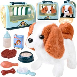 Interactive dog + food + transporter ZA4354