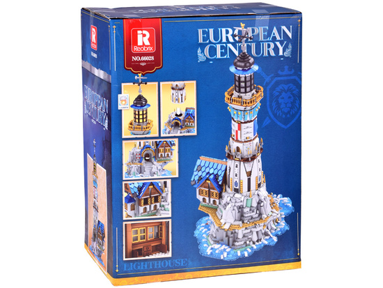 Reobrix Licensed Building Blocks Medieval Lighthouse 2966pcs ZA5805