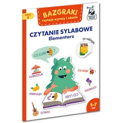 Bazgraki czytają wyrazy i zdania. Elementarz 5-7 czytanie sylabowe  KS0879