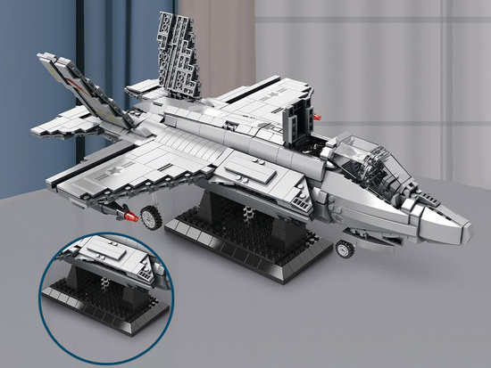 Klocki techniczne amerykański myśliwiec F-35 Lighting II 1600ele ZA5799