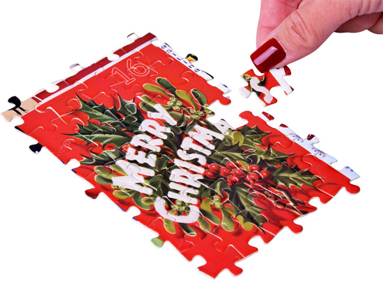 Advent Calendar PUZZLE - 24 Christmas puzzles in a VINTAGE style ZA5885