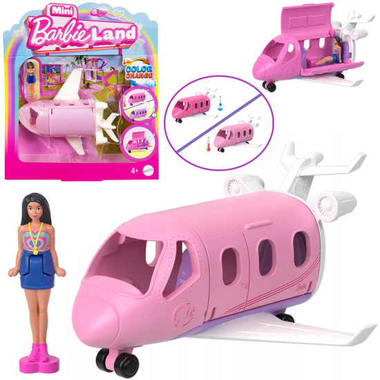 Mattel Mini Barbie Land Pilot Doll + Plane ZA6038 A