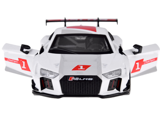 Auto metalowe model sportowe Audi R8 LMS skala 1:32 dźwięki światła ZA4609