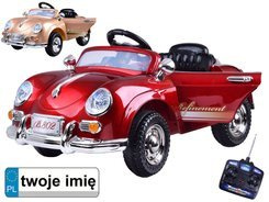 Eleganckie AUTKO RETRO 2xsilnik 12V lakier PA0057M