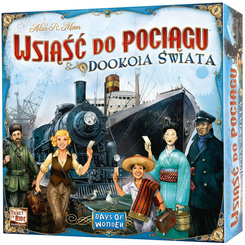 Rebel Gra Wsiąść do Pociągu Dookoła Świata - dwustronna plansza GR0750