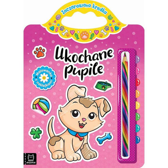 Ukochane pupile. Malowanka z naklejkami. KS0720