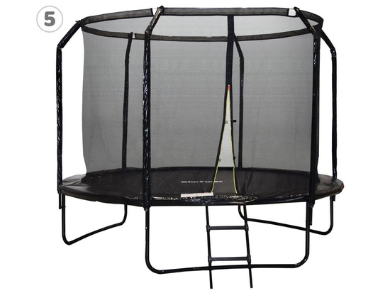 Trampolina ogrodowa SkyFlyer + drabinka 10FT 304cm