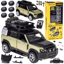 Licensed Land Rover Defender 110 Metal Tuning Car Set ZA5950