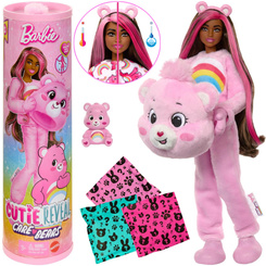 Mattel Barbie Cutie Reveal Care Bears Doll - MERRY HEART ZA6063