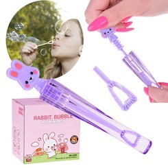 Pocket set of soap bubbles 24 pcs. cute colorful bunnies ZA4956