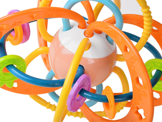 Pleasant and soft Sensory TEETHING Rattle for toddlers ZA4308 PO