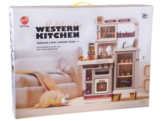 Interactive bright kitchen for children + effects: light and sound pair ZA5766