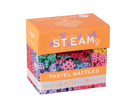 Marioinex Klocki Wafle mini - Pastel 300-elemetów ZA4895