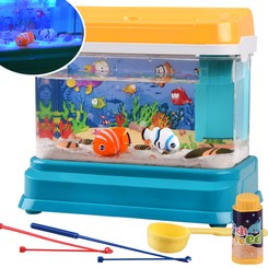 Interactive Aquarium + magnetic fish ZA4367