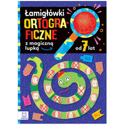 Aksjomat Łamigłówki ortograficzne z magiczną lupką 7+ KS1085